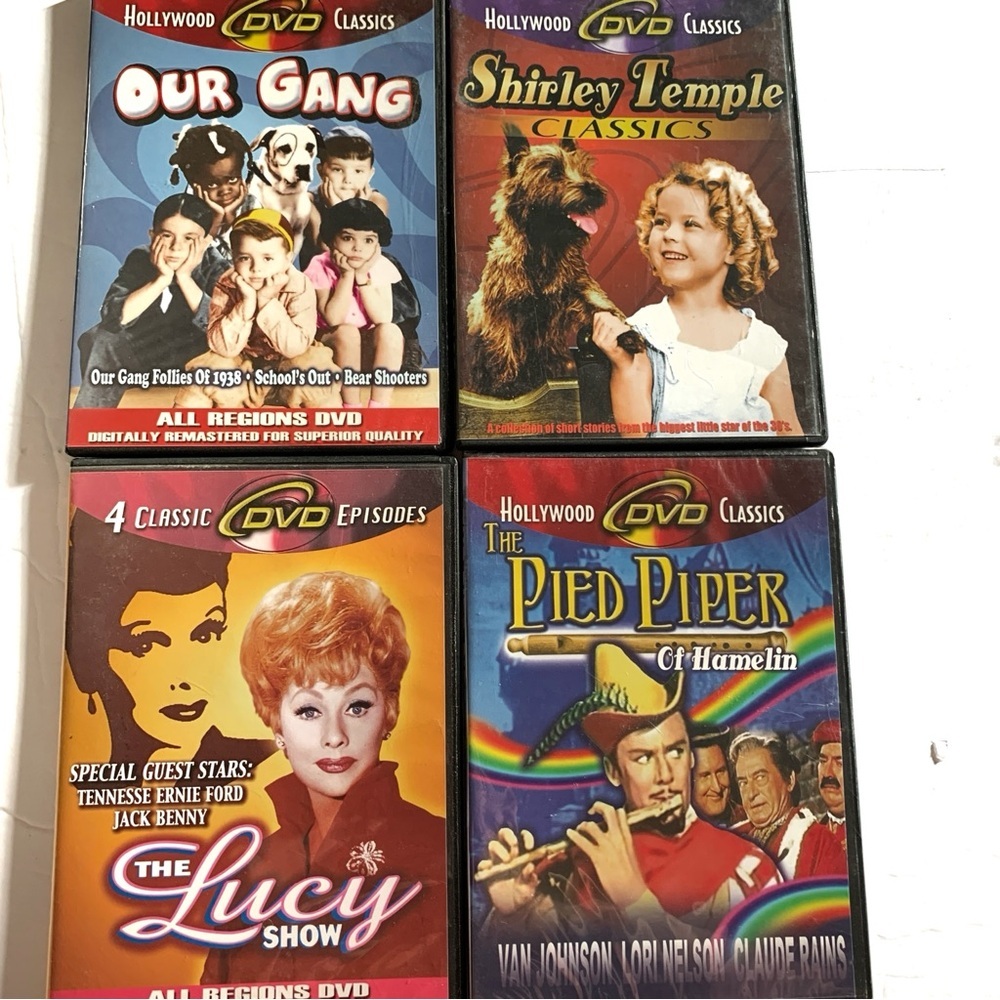 Hollywood dvd Classics 4 DVDs Bundle